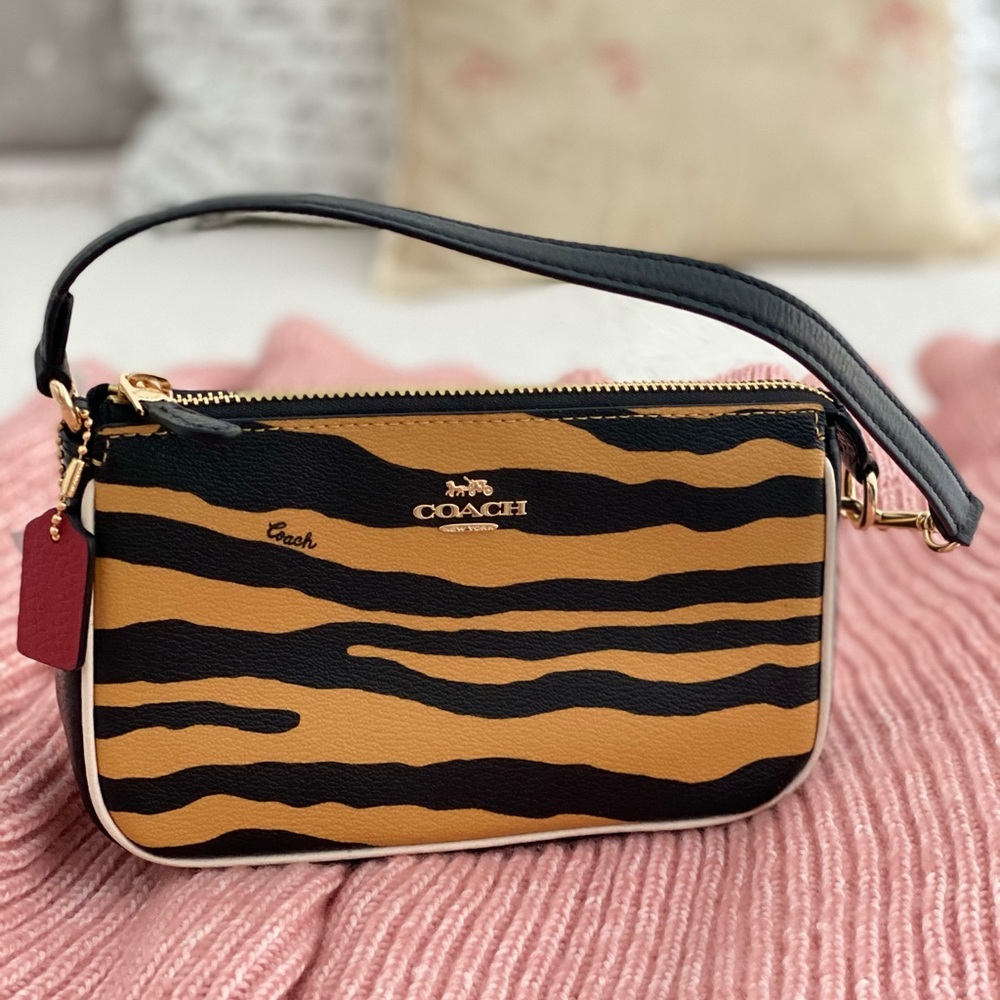🆕 COACH | Nolita 19 With Tiger Print Lunar New Year Wristlet Handbag